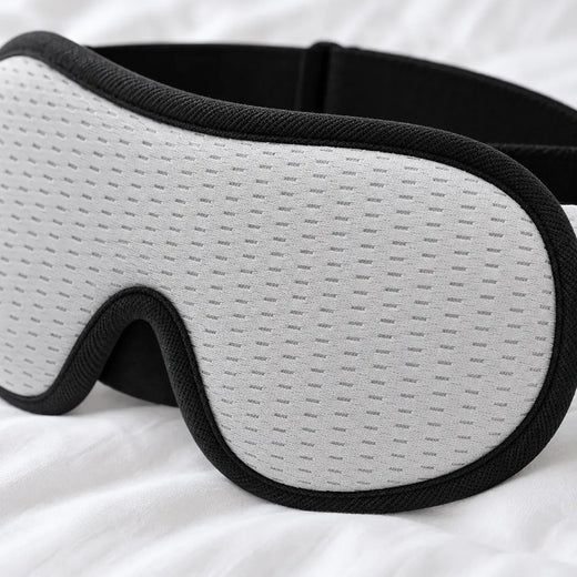 Sleep Mask - Contoured 3D Eye Mask with Adjustable Strap - Beige