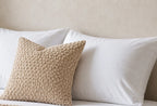 Throw Pillow Covers, Set of 2 - Chenille Bobble Weave - Khaki