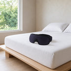 Sleep Mask - Contoured 3D Eye Mask with Adjustable Strap - Navy Blue