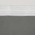 Chenille Blackout Curtains, 2 Panels - 98% Light Blocking - Gray