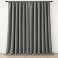 Chenille Blackout Curtains, 2 Panels - 98% Light Blocking - Gray