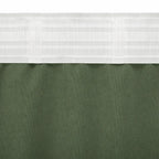 Chenille Blackout Curtains, 2 Panels - 98% Light Blocking - Green
