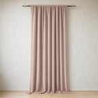Chenille Blackout Curtains, 2 Panels - 98% Light Blocking - Pink