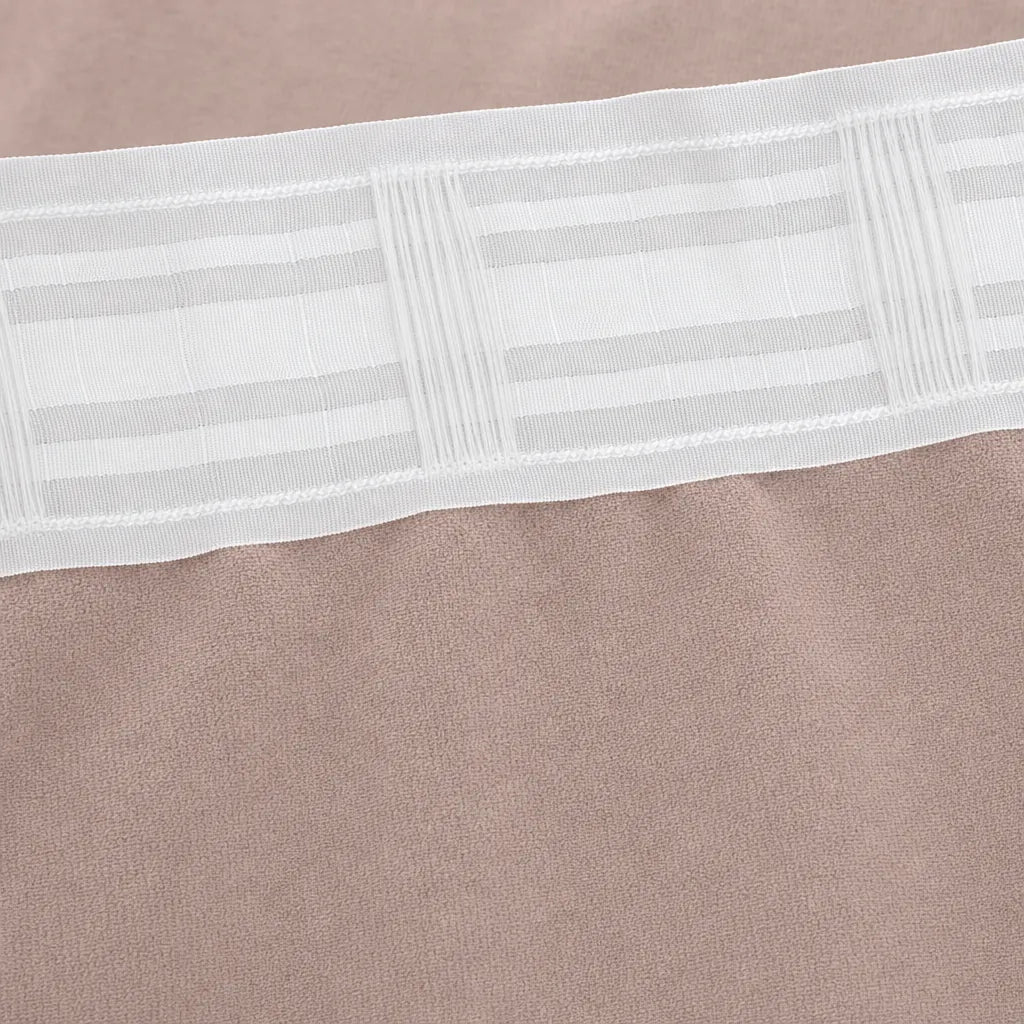 Chenille Blackout Curtains, 2 Panels - 98% Light Blocking - Pink