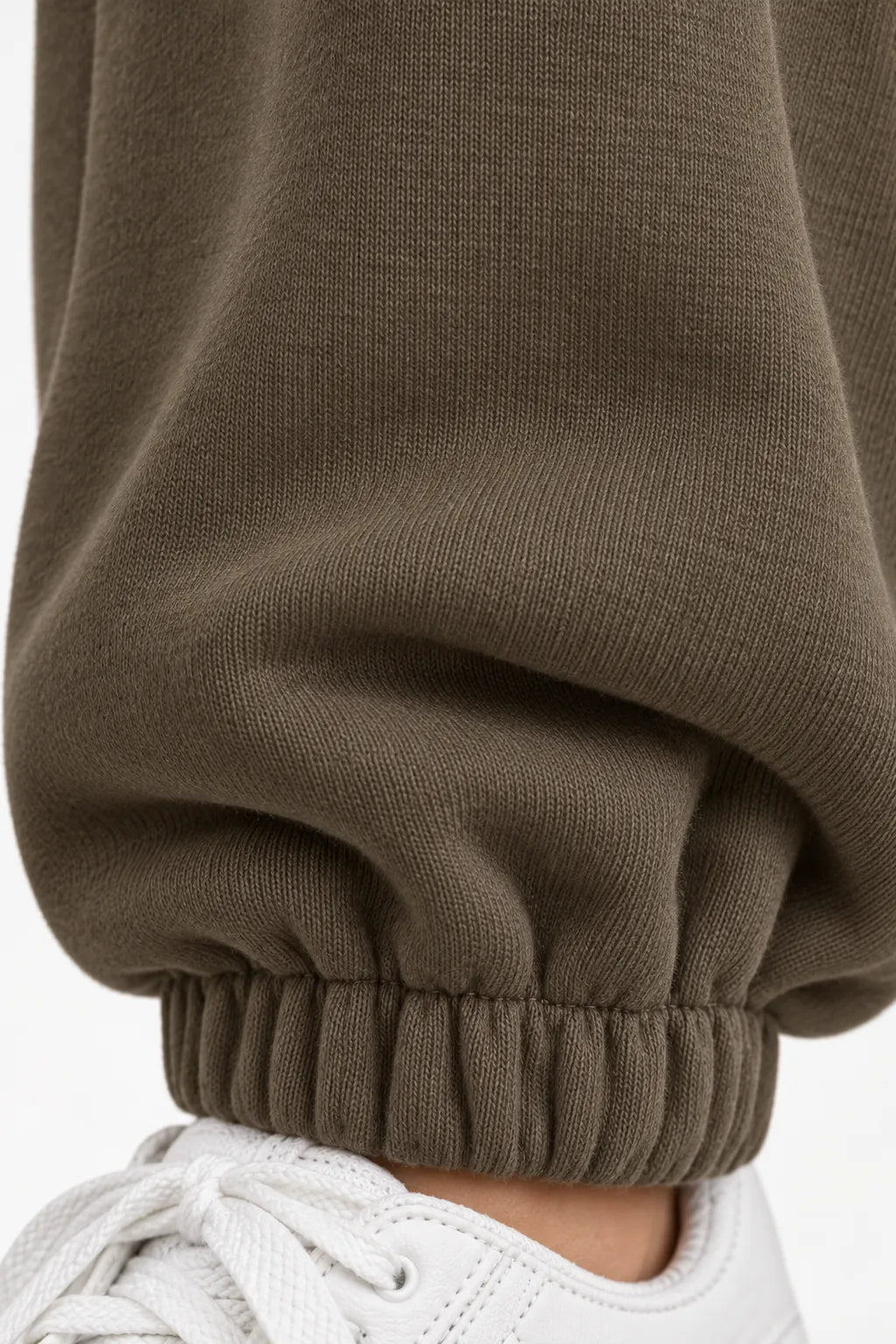 Women's Jogger Sweatpants - High Waist Baggy Lounge Pants with Pockets - Coffee
