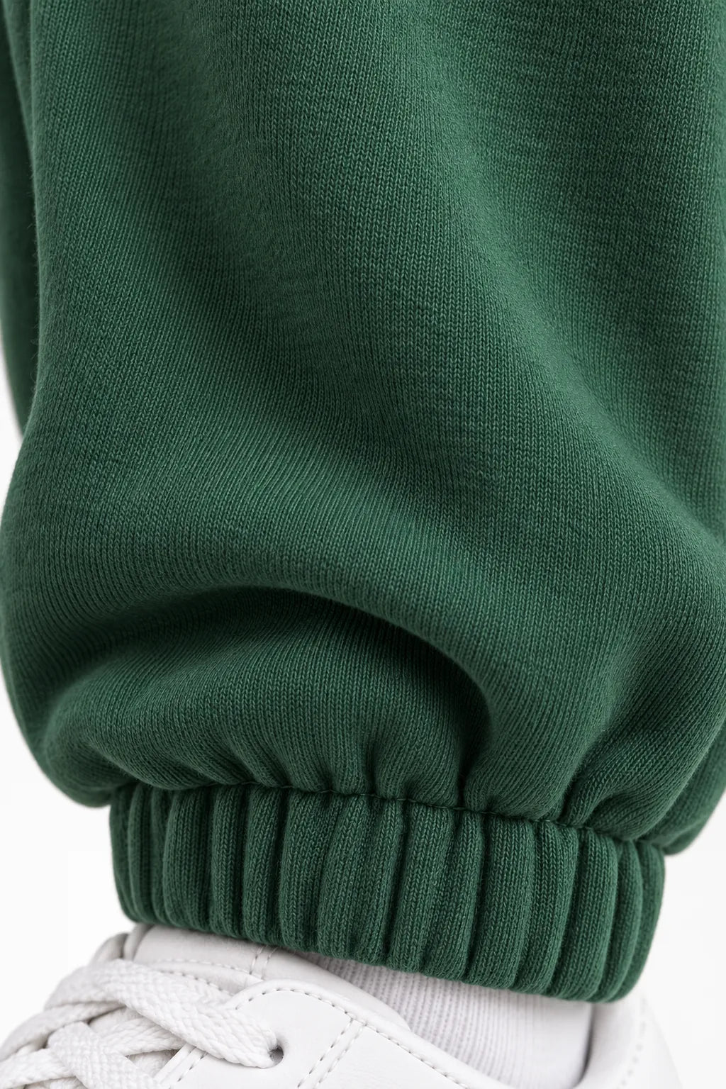 Women's Jogger Sweatpants - High Waist Baggy Lounge Pants with Pockets - Forest Green