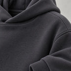 Men's Hoodie Lounge Set - Pullover Hoodie & Drawstring Jogger Pants - Charcoal